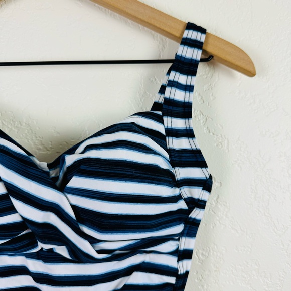 Shore Shapes | stripe one piece swimsuit | 6 - Picture 2 of 5